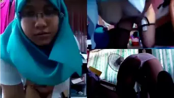 Hijab Kacamata Sange Colmek Pake Vibrator Video by PornTrex Hijab Kacamata Sange Colmek Pake Vibrator Video by PornTrex