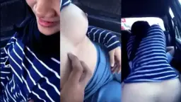 Shalisya 4_BG Jilbab Ngentot di Mobil Video by Kompoz