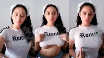 Baju Putih Spill Toket Gede Video by KingBokep