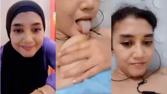VCS Amel Lepas Hijab Jilat Uting Video by SpankBang
