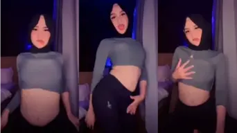 @Paahcantekk Tiktoker Hijab Semok Ebot Viral Video by Beeg